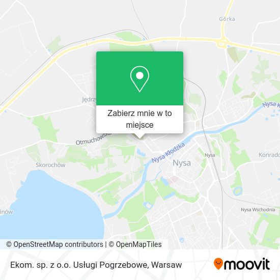 Mapa Ekom. sp. z o.o. Usługi Pogrzebowe