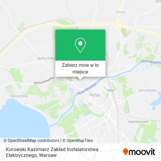 Mapa Kurowski Kazimierz Zakład Instalatorstwa Elektrycznego