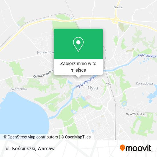 Mapa ul. Kościuszki