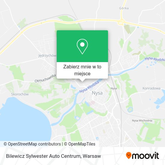 Mapa Bilewicz Sylwester Auto Centrum