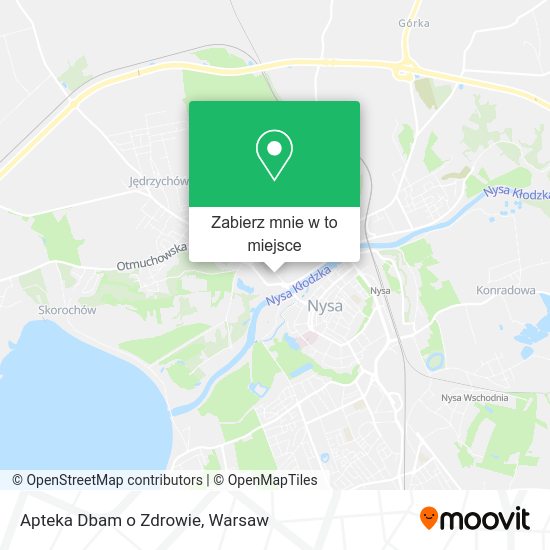 Mapa Apteka Dbam o Zdrowie