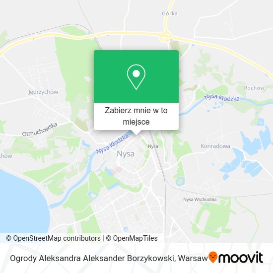 Mapa Ogrody Aleksandra Aleksander Borzykowski