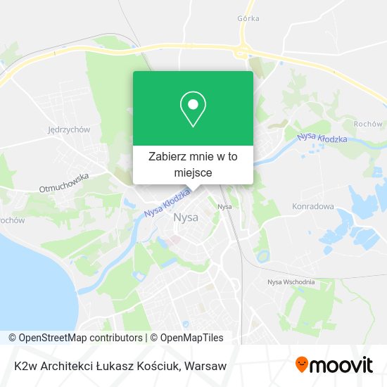 Mapa K2w Architekci Łukasz Kościuk