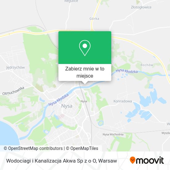 Mapa Wodociagi i Kanalizacja Akwa Sp z o O