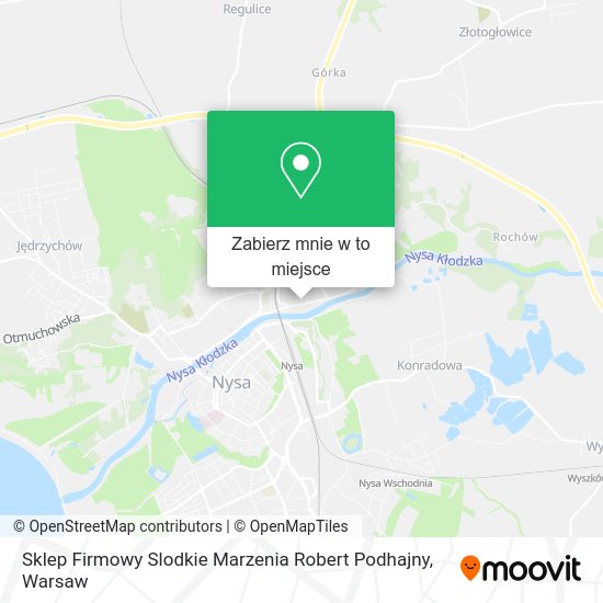 Mapa Sklep Firmowy Slodkie Marzenia Robert Podhajny