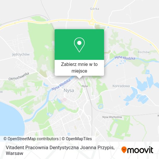 Mapa Vitadent Pracownia Dentystyczna Joanna Przypis