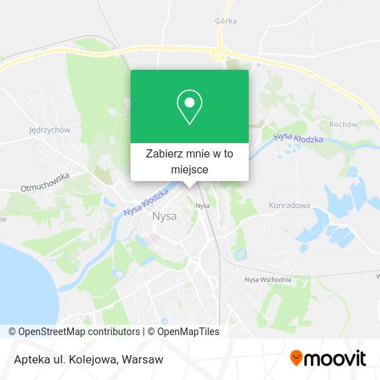 Mapa Apteka ul. Kolejowa