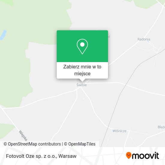 Mapa Fotovolt Oze sp. z o.o.