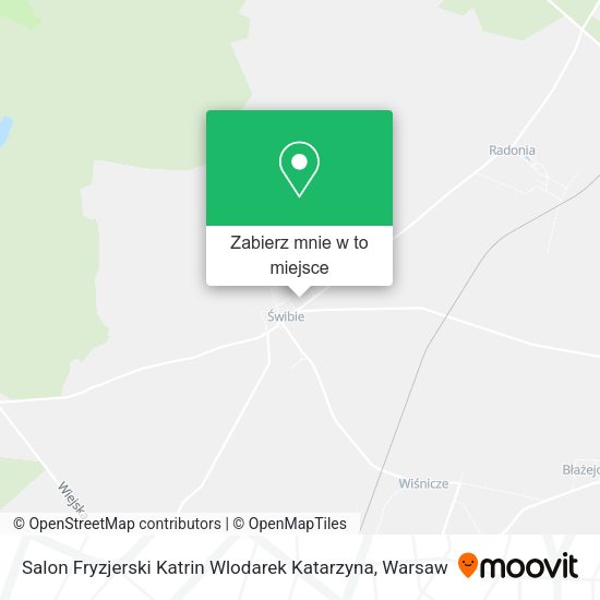 Mapa Salon Fryzjerski Katrin Wlodarek Katarzyna