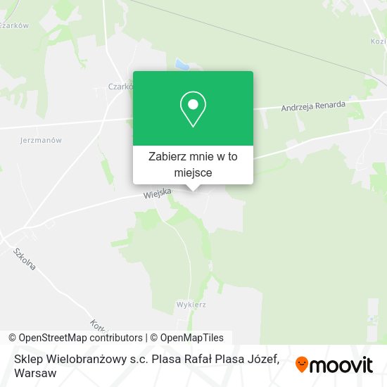 Mapa Sklep Wielobranżowy s.c. Plasa Rafał Plasa Józef