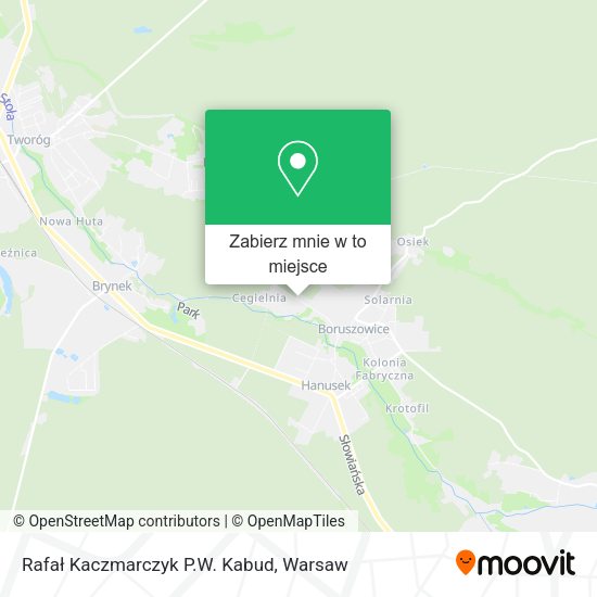 Mapa Rafał Kaczmarczyk P.W. Kabud