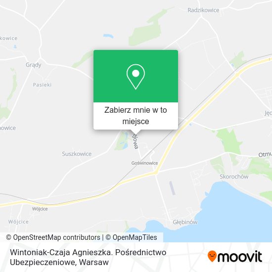 Mapa Wintoniak-Czaja Agnieszka. Pośrednictwo Ubezpieczeniowe