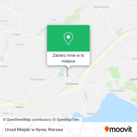 Mapa Urzad Miejski w Nysie