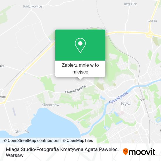 Mapa Miaga Studio-Fotografia Kreatywna Agata Pawelec