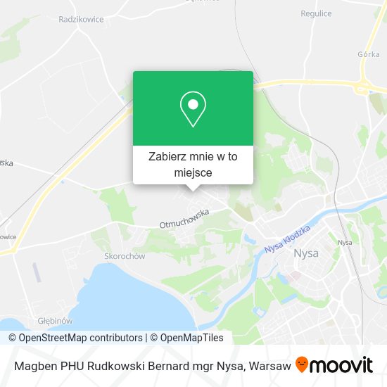 Mapa Magben PHU Rudkowski Bernard mgr Nysa