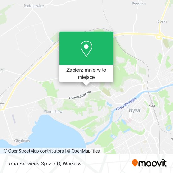 Mapa Tona Services Sp z o O