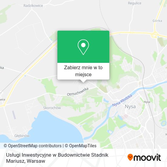 Mapa Usługi Inwestycyjne w Budownictwie Stadnik Mariusz