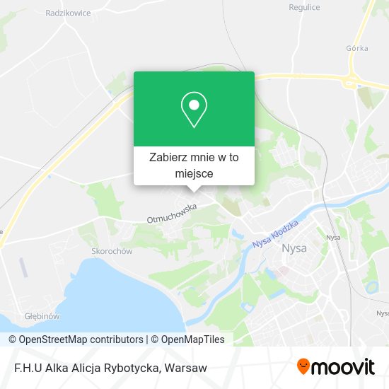 Mapa F.H.U Alka Alicja Rybotycka