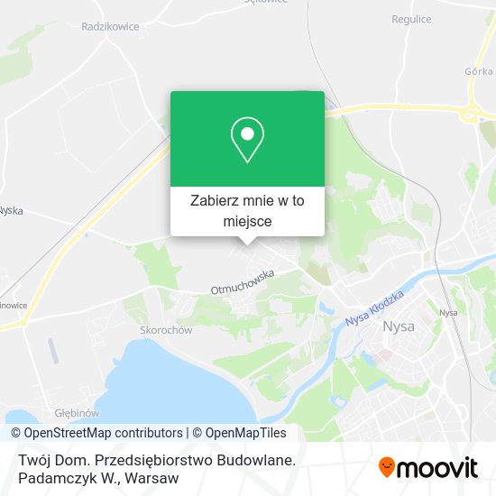 Mapa Twój Dom. Przedsiębiorstwo Budowlane. Padamczyk W.