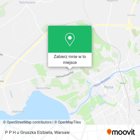 Mapa P P H u Gruszka Elzbieta