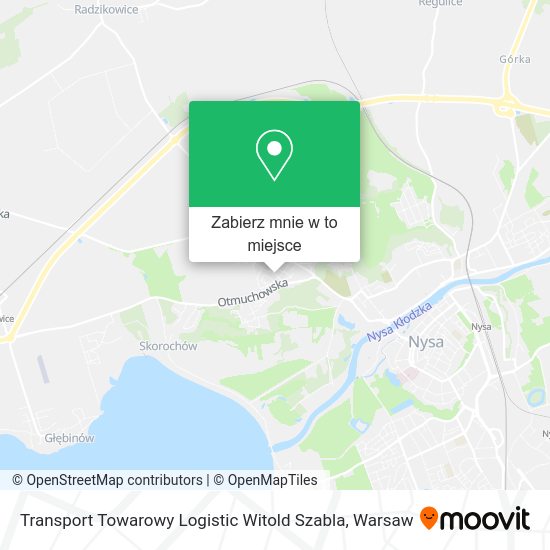 Mapa Transport Towarowy Logistic Witold Szabla