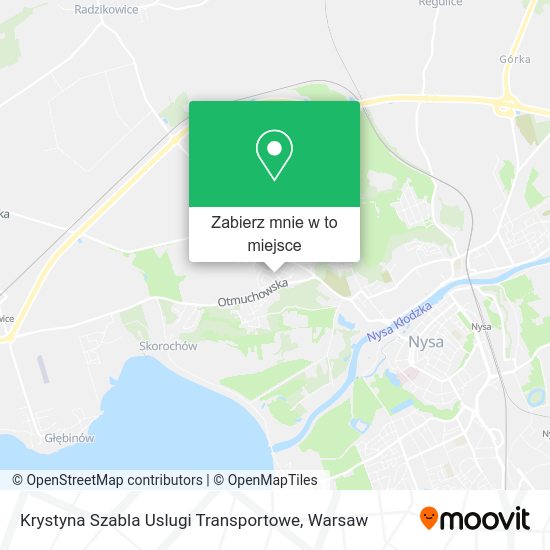 Mapa Krystyna Szabla Uslugi Transportowe