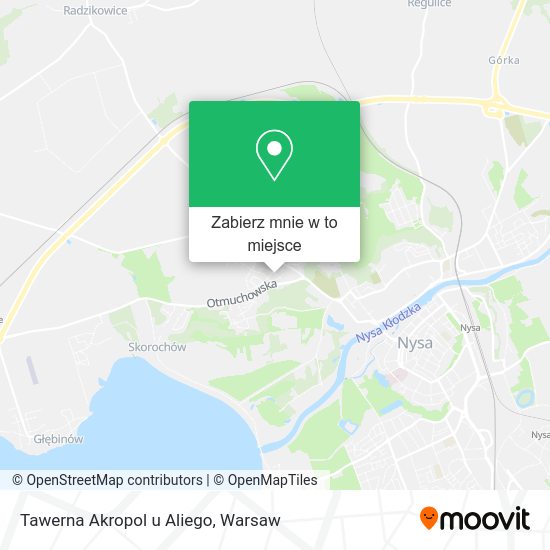 Mapa Tawerna Akropol u Aliego