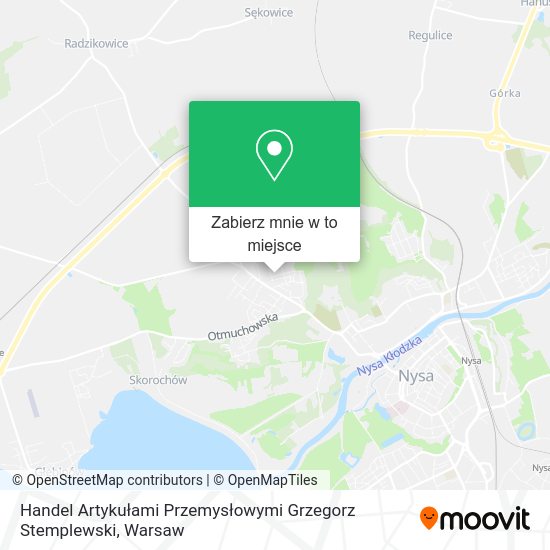 Mapa Handel Artykułami Przemysłowymi Grzegorz Stemplewski