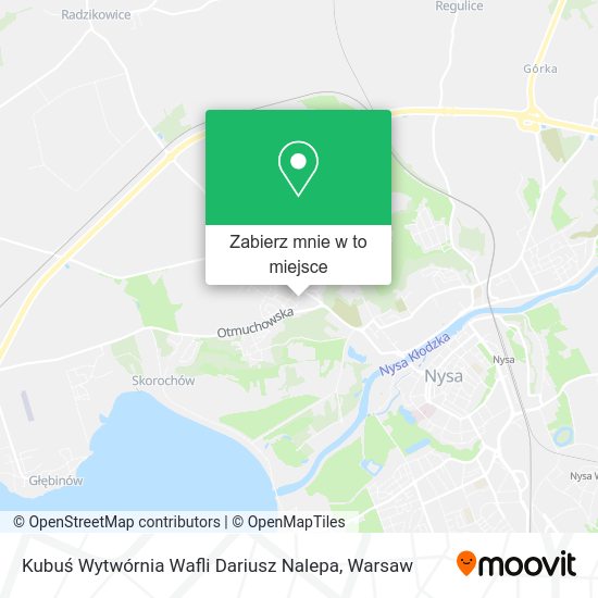 Mapa Kubuś Wytwórnia Wafli Dariusz Nalepa