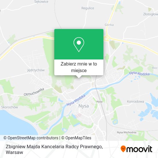 Mapa Zbigniew Majda Kancelaria Radcy Prawnego