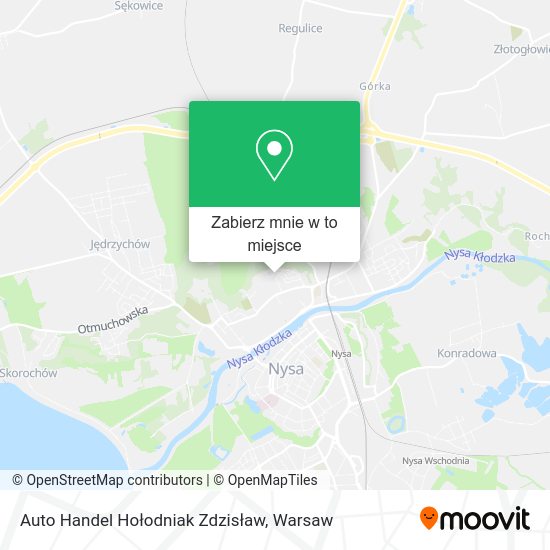 Mapa Auto Handel Hołodniak Zdzisław