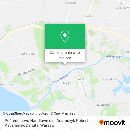 Mapa Pośrednictwo Handlowe s.c. Adamczyk Robert Kaczmarek Danuta