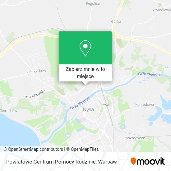 Mapa Powiatowe Centrum Pomocy Rodzinie