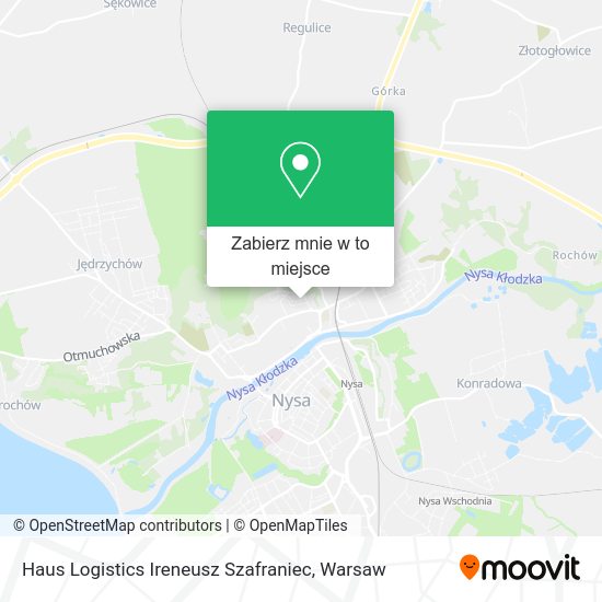 Mapa Haus Logistics Ireneusz Szafraniec