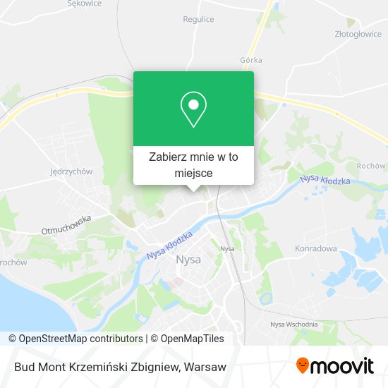 Mapa Bud Mont Krzemiński Zbigniew