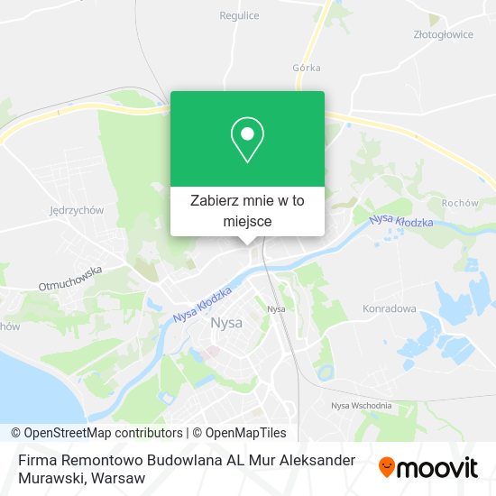 Mapa Firma Remontowo Budowlana AL Mur Aleksander Murawski