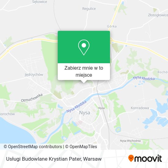 Mapa Usługi Budowlane Krystian Pater