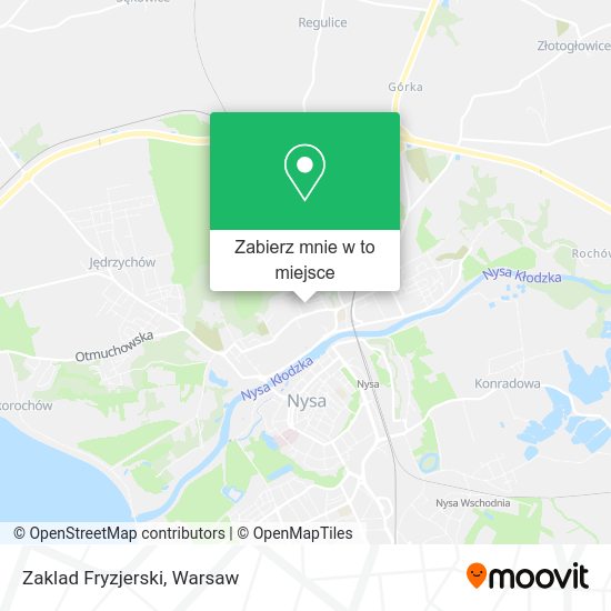 Mapa Zaklad Fryzjerski