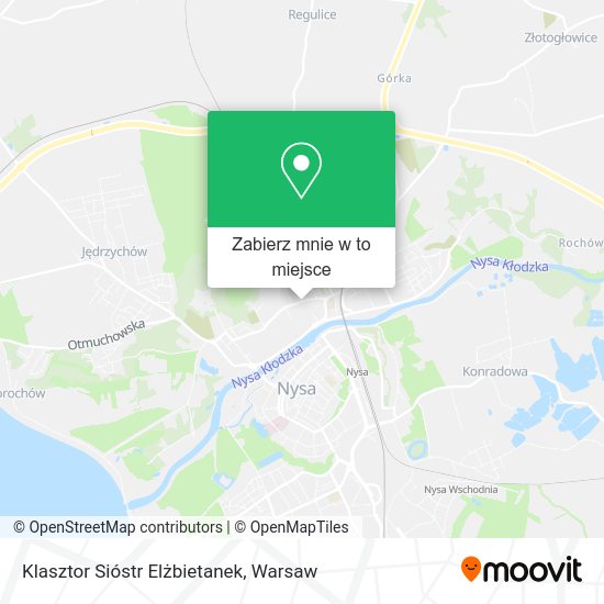 Mapa Klasztor Sióstr Elżbietanek