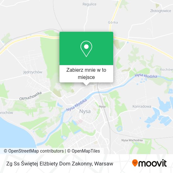 Mapa Zg Ss Świętej Elżbiety Dom Zakonny