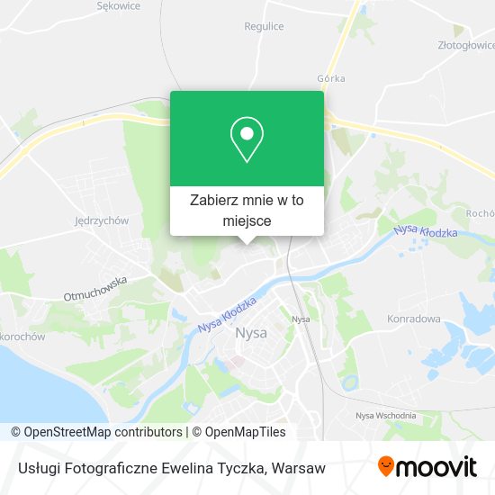 Mapa Usługi Fotograficzne Ewelina Tyczka