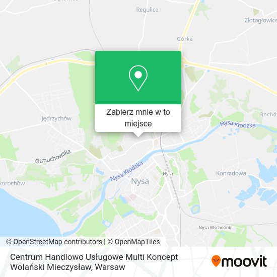 Mapa Centrum Handlowo Usługowe Multi Koncept Wolański Mieczysław