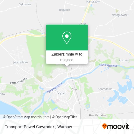 Mapa Transport Paweł Gawroński