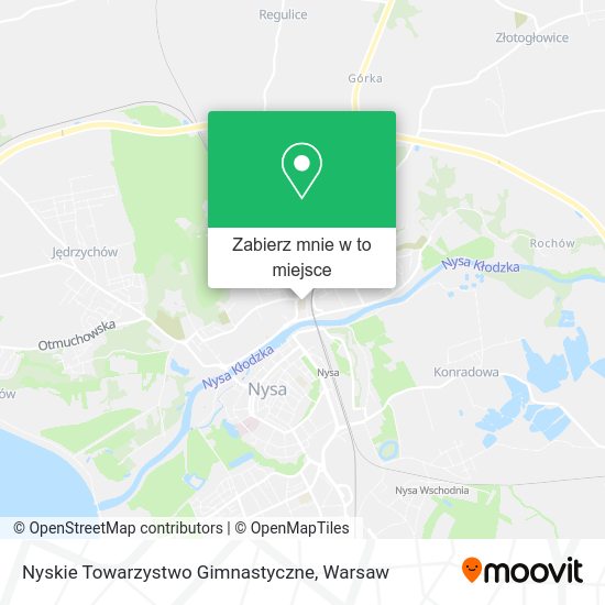 Mapa Nyskie Towarzystwo Gimnastyczne