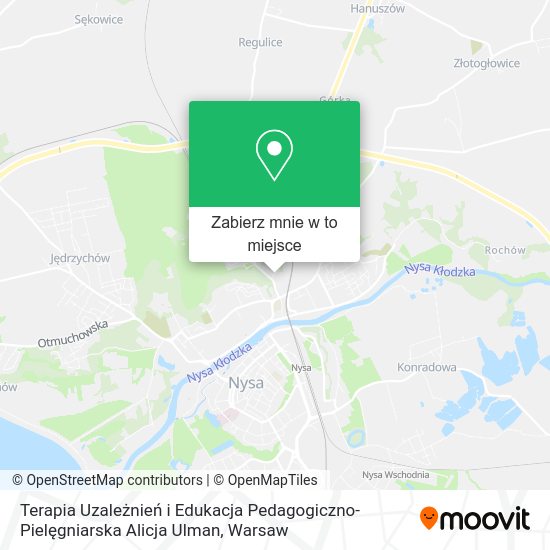 Mapa Terapia Uzależnień i Edukacja Pedagogiczno-Pielęgniarska Alicja Ulman