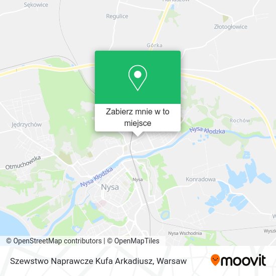 Mapa Szewstwo Naprawcze Kufa Arkadiusz