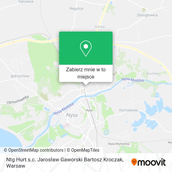 Mapa Ntg Hurt s.c. Jarosław Gaworski Bartosz Kroczak