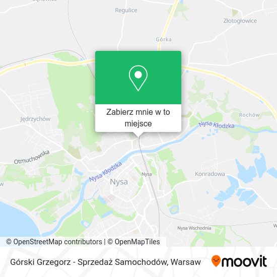 Mapa Górski Grzegorz - Sprzedaż Samochodów