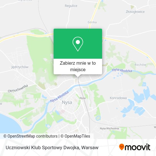 Mapa Uczniowski Klub Sportowy Dwojka