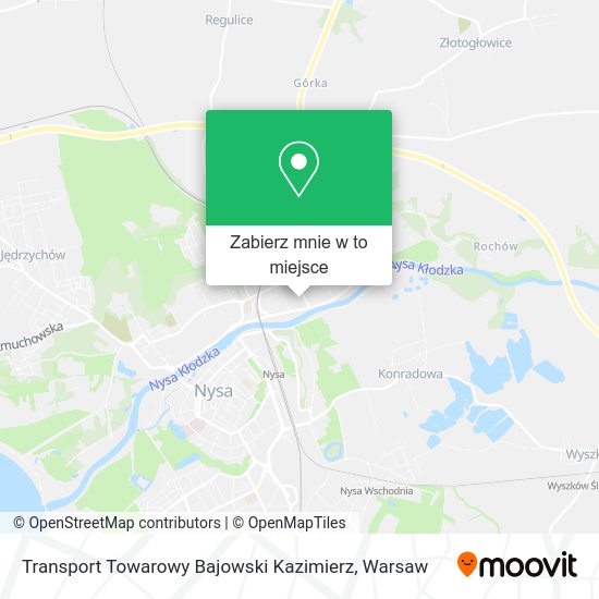 Mapa Transport Towarowy Bajowski Kazimierz